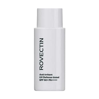 ROVECTIN ЛЕГКИЙ ТОНИРУЮЩИЙ СОЛНЦЕЗАЩИТНЫЙ ФЛЮИД ANTI-IRRITANT UV DEFENSE TINTED SPF50+ PA+++